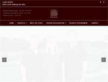 Tablet Screenshot of oakgrovedentistry.com